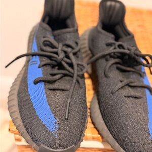 Adidas Black and Blue Sneakers